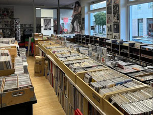 Filmgarten Videothek Innansicht in Hamburg am Grindel